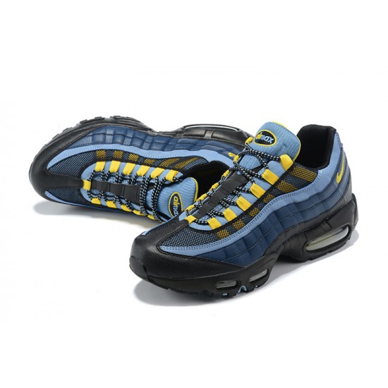 Men Sports Shoes Nike Air Max 95 TT Blue Yellow 