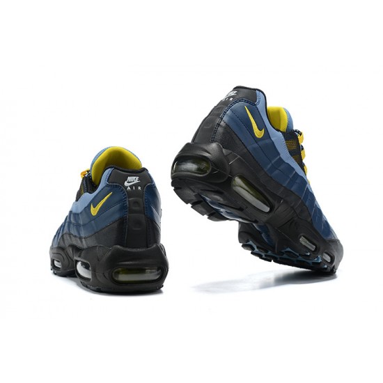 Men Sports Shoes Nike Air Max 95 TT Blue Yellow 