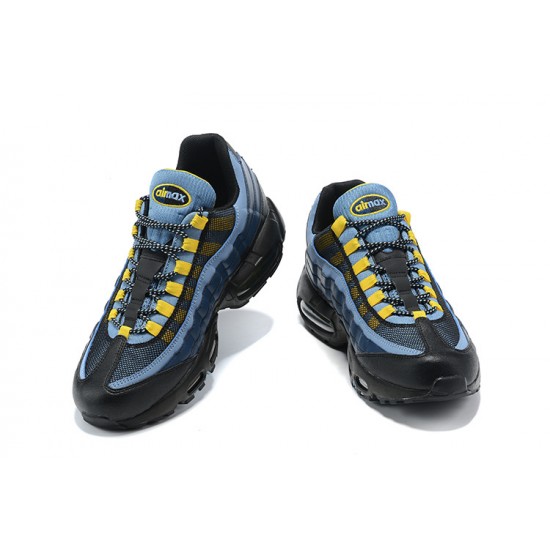 Men Sports Shoes Nike Air Max 95 TT Blue Yellow 