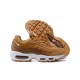 Men Sports Shoes Nike Air Max 95 TT Brown and White 