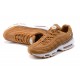 Men Sports Shoes Nike Air Max 95 TT Brown and White 