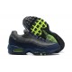 Men Sports Shoes Nike Air Max 95 TT Grey Blue and Black Black DA1504-400 