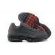 Men Sports Shoes Nike Air Max 95 TT Grey Red and Black