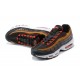 Men Sports Shoes Nike Air Max 95 TT Grey Red and Brown 