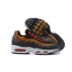 Men Sports Shoes Nike Air Max 95 TT Grey Red and Brown 