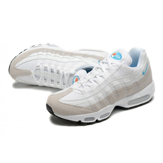 Men Sports Shoes Nike Air Max 95 TT White Blue DJ9981-100