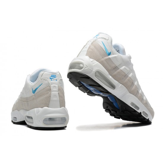 Men Sports Shoes Nike Air Max 95 TT White Blue DJ9981-100