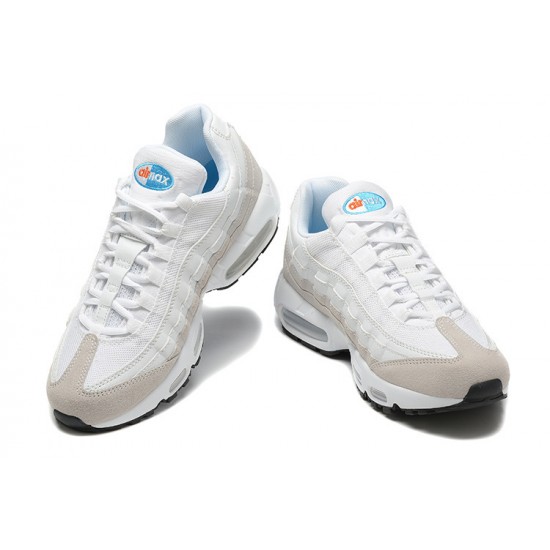 Men Sports Shoes Nike Air Max 95 TT White Blue DJ9981-100