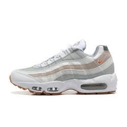 Men Sports Shoes Nike Air Max 95 TT White Grey and Orange DM0011-100 