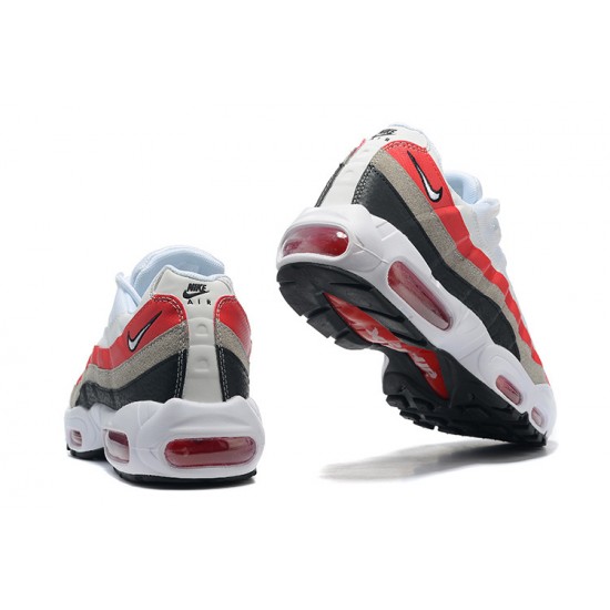 Men Sports Shoes Nike Air Max 95 TT White Red DQ3430-001