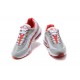 Men Sports Shoes Nike Air Max 95 TT White Red and Grey