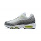 Men Sports Shoes Nike Air Max 95 TT White and Grey