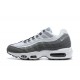 Men Sports Shoes Nike Air Max 95 TT White and Grey