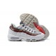 Men Sports Shoes Nike Air Max 95 TT White and Red