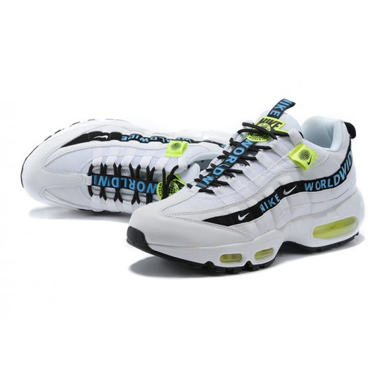 Men Sports Shoes Nike Air Max 95 TT Worldwide Pack White Black CT0248-100