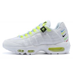 Women/Men Sports Shoes Nike Air Max 95 TT Worldwide White Yellow CV9030-100