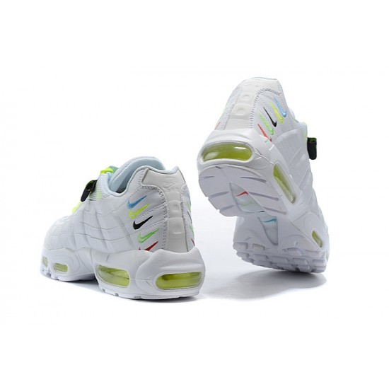 Women/Men Sports Shoes Nike Air Max 95 TT Worldwide White Yellow CV9030-100