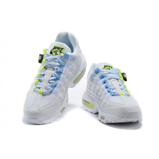 Women/Men Sports Shoes Nike Air Max 95 TT Worldwide White Yellow CV9030-100