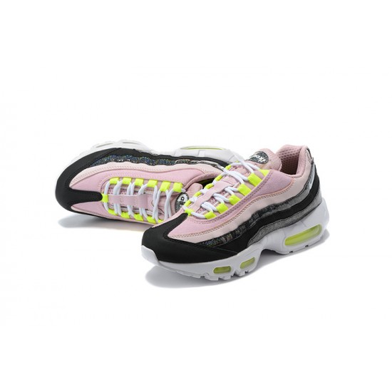 Women Sports Shoes Nike Air Max 95 TT Pink Black White