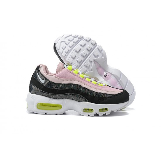 Women Sports Shoes Nike Air Max 95 TT Pink Black White