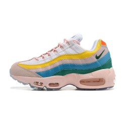 Women Sports Shoes Nike Air Max 95 TT Yellow Pink White DQ9323-200