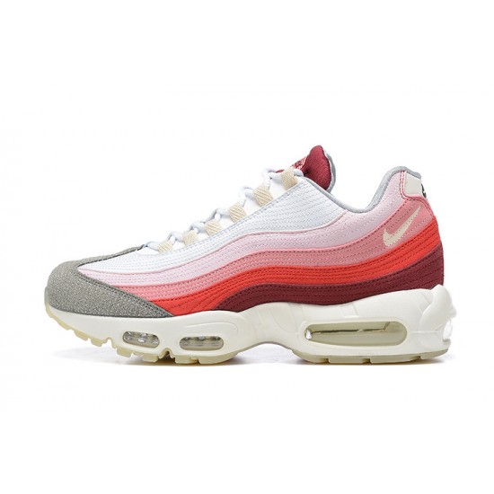 Men Sports Shoes Nike Air Max Plus White Red