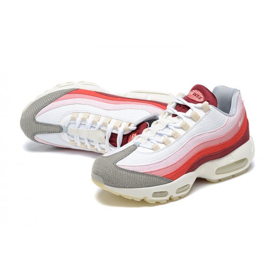 Men Sports Shoes Nike Air Max Plus White Red