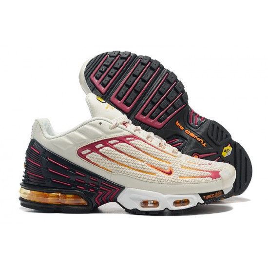 Men Sports Shoes Nike Air Max Plus 3 Beige Red DX2664-001