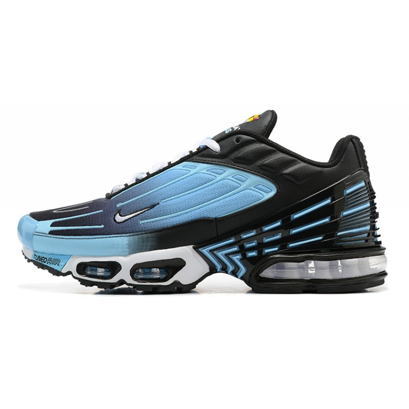 Men Sports Shoes Nike Air Max Plus 3 Black and Blue