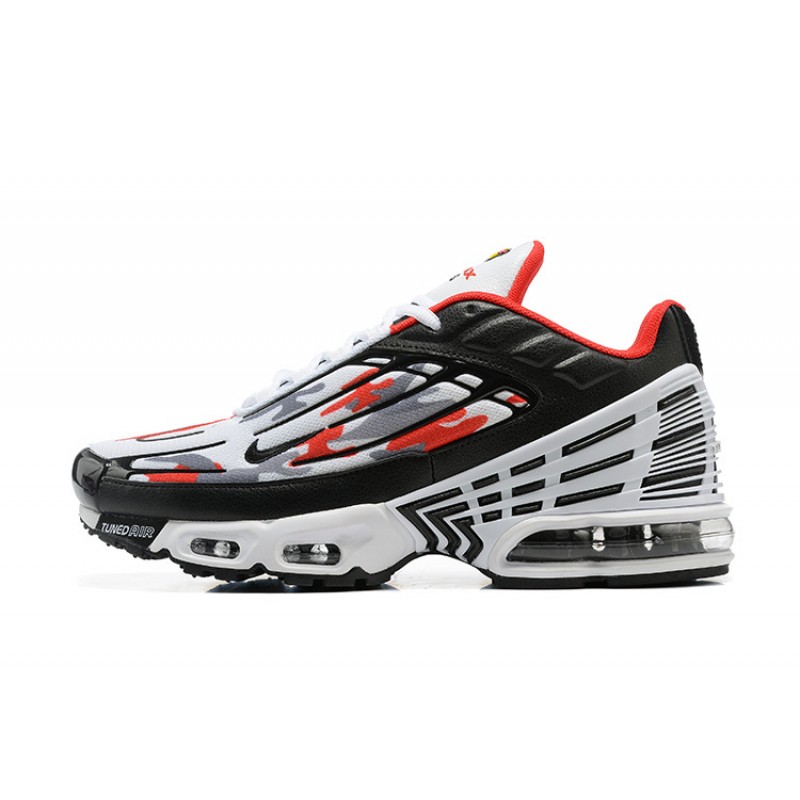 Men Sports Shoes Nike Air Max Plus 3 Black and Red