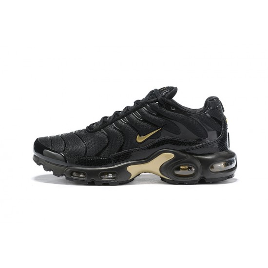 Men Sports Shoes Nike Air Max Plus Tn Black Gold 852630-001