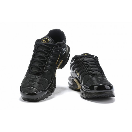 Men Sports Shoes Nike Air Max Plus Tn Black Gold 852630-001