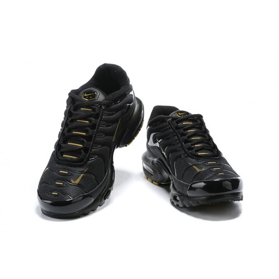 Men Sports Shoes Nike Air Max Plus Tn Black Gold