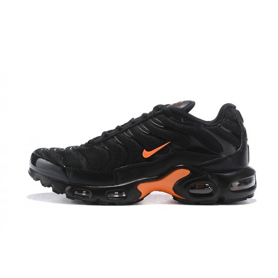 Men Sports Shoes Nike Air Max Plus Tn Black Orange