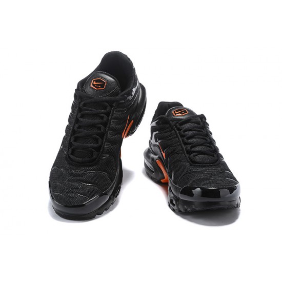 Men Sports Shoes Nike Air Max Plus Tn Black Orange