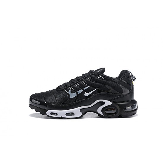 Men Sports Shoes Nike Air Max Plus Tn Black White 815994-004