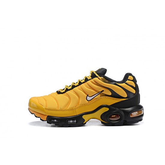 Men Sports Shoes Nike Air Max Plus Tn Frequency Pack Yellow Black AV7940-700