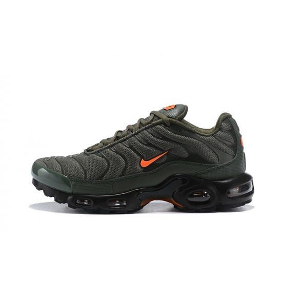 Men Sports Shoes Nike Air Max Plus Tn Green Orange