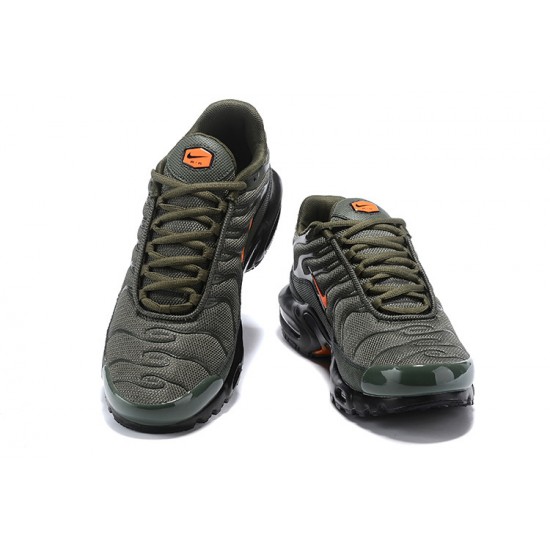 Men Sports Shoes Nike Air Max Plus Tn Green Orange