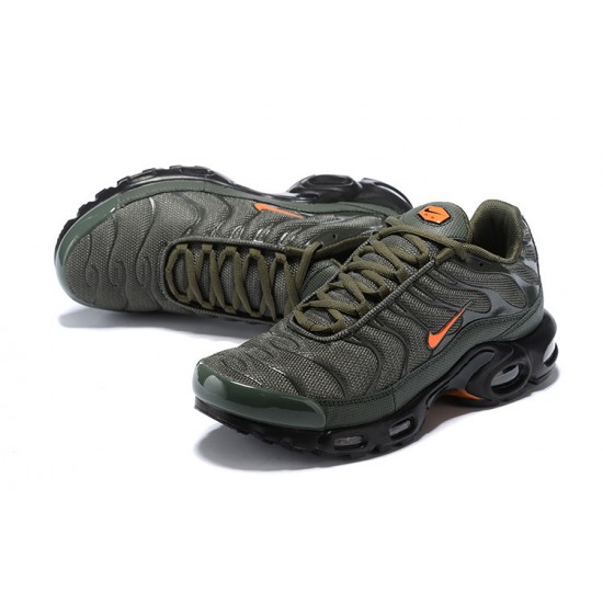 Men Sports Shoes Nike Air Max Plus Tn Green Orange