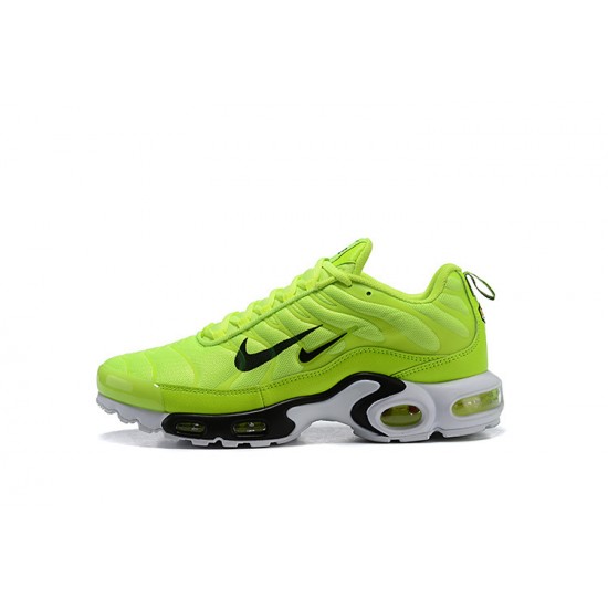 Men Sports Shoes Nike Air Max Plus Tn Green White 815994-300