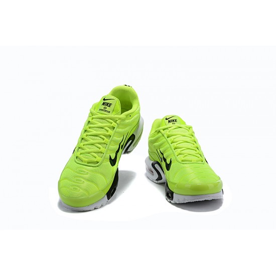 Men Sports Shoes Nike Air Max Plus Tn Green White 815994-300