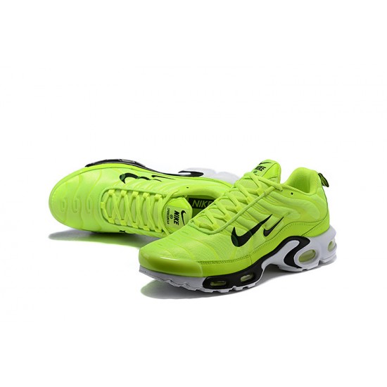 Men Sports Shoes Nike Air Max Plus Tn Green White 815994-300