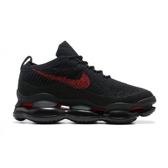 Men Sports Shoes Nike Air Max Scorpion Black and Red 