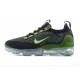 Women/Men Sports Shoes Nike Air VaporMax 2021 Flyknit Black Green DQ7640-001