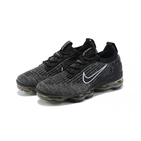 Women/Men Sports Shoes Nike Air VaporMax 2021 Flyknit Black Grey DC9394-001