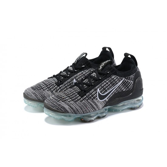 Women/Men Sports Shoes Nike Air VaporMax 2021 Flyknit Black Grey DH4088-003