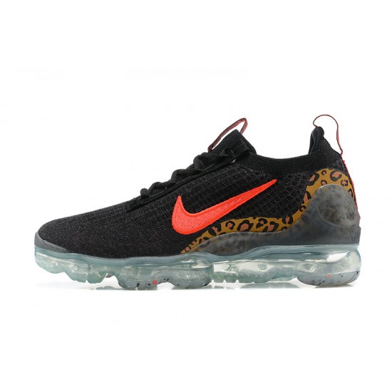 Women/Men Sports Shoes Nike Air VaporMax 2021 Flyknit Black Red