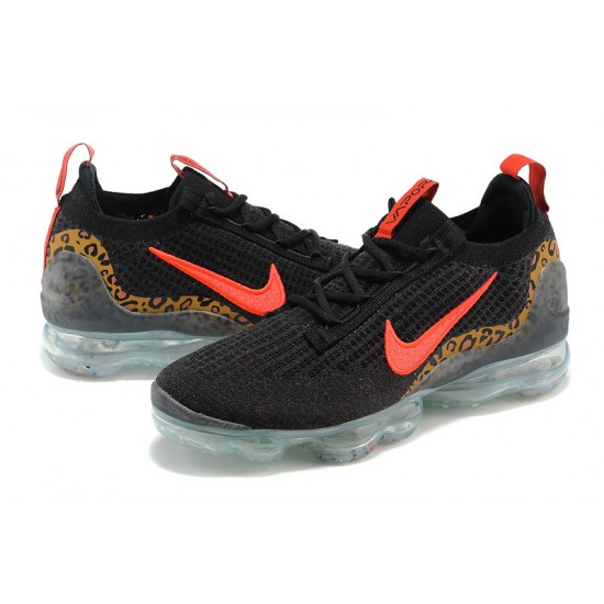 Women/Men Sports Shoes Nike Air VaporMax 2021 Flyknit Black Red