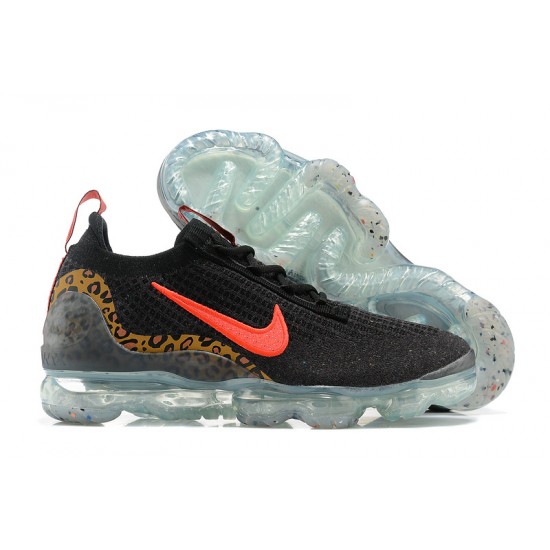 Women/Men Sports Shoes Nike Air VaporMax 2021 Flyknit Black Red